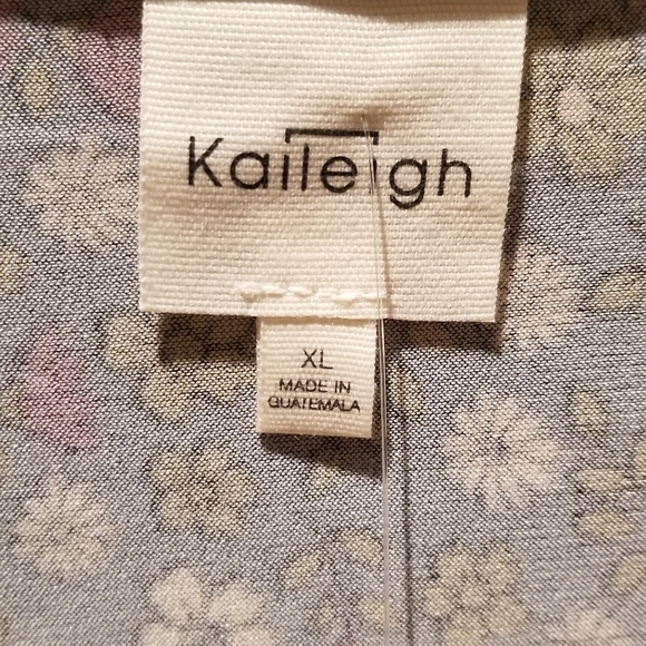 NWT Kaileigh Moira Floral Dress Sz XL Multicolored V Neck 3/4 Sleeve Ruffles - Picture 4 of 9